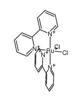 [RuCl2(2,2'-bipyridine )2](1+) Structure