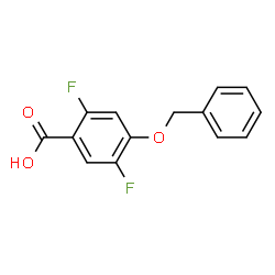 4-(Benzyloxy)-2,5-difluorobenzoic acid结构式