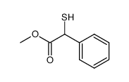 2-mercapto-2-phenylacetic acid methyl ester Structure
