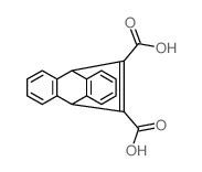 9,10-Ethenoanthracene-11,12-dicarboxylicacid, 9,10-dihydro-结构式