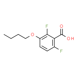 3-Butoxy-2,6-difluorobenzoic acid结构式