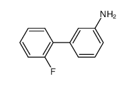 3-amino-2'-fluorobiphenyl structure