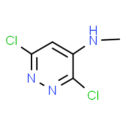 3,6-DICHLORO-N-METHYL-4-PYRIDAZINAMINE结构式