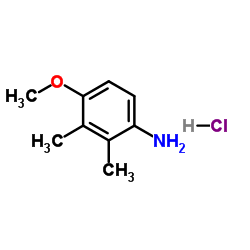 4-Methoxy-2,3-dimethylaniline hydrochloride (1:1) Structure