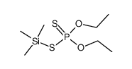 O,O-diethyl S-(trimethylsilyl) phosphorodithioate结构式