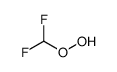 difluoro(hydroperoxy)methane Structure