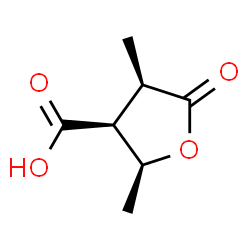 3-Furancarboxylicacid,tetrahydro-2,4-dimethyl-5-oxo-,[2S-(2alpha,3alpha,4alpha)]-(9CI) structure