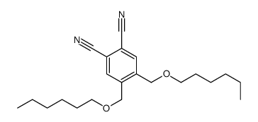 4,5-bis(hexoxymethyl)benzene-1,2-dicarbonitrile Structure