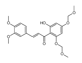 2'-hydroxy-3,4-dimethoxy-4',6'-bis(methoxymethoxy)chalcone Structure