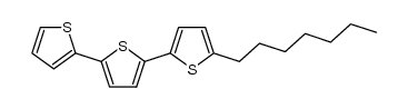 5-heptyl-2,2':5',2''-terthiophene Structure