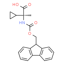 Fmoc-Ala(alpha-cyclopropyl)-OH Structure