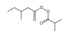 2-methylpropanoyl 3-methylpentaneperoxoate结构式