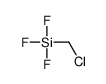 chloromethyl(trifluoro)silane Structure