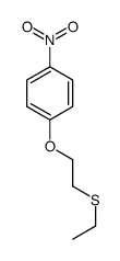 1-(2-ethylsulfanylethoxy)-4-nitrobenzene结构式