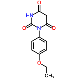 1-(4-ETHOXYPHENYL)PYRIMIDINE-2,4,6(1H,3H,5H)-TRIONE结构式