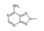 2H-1,2,3-Triazolo[4,5-d]pyrimidin-7-amine, 2-methyl- (9CI)结构式