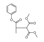 1-O,1-O-dimethyl 2-O-phenyl (2S)-propane-1,1,2-tricarboxylate结构式