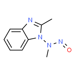 1H-Benzimidazol-1-amine,N,2-dimethyl-N-nitroso-(9CI) structure