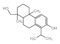 1-Phenanthrenemethanol,1,2,3,4,4a,9,10,10a-octahydro-7-hydroxy-1,4a-dimethyl-8-(1-methylethyl)-,(1S,4aS,10aR)-结构式