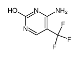 4-amino-5-trifluoromethyl-1(5)H-pyrimidin-2-one结构式