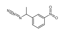 1-Nitro-3-(1-azidoethyl)benzene结构式