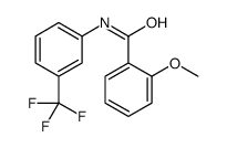 2-Methoxy-N-[3-(trifluoromethyl)phenyl]benzamide结构式