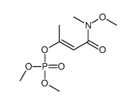 (E)-3-dimethoxyphosphoryloxy-N-methoxy-N-methyl-but-2-enamide structure