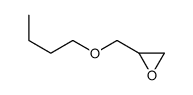 2-(Butoxymethyl)oxirane结构式