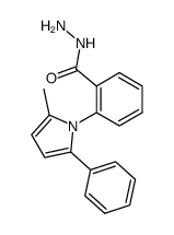 2-(2-METHYL-5-PHENYL-1H-PYRROL-1-YL)BENZOHYDRAZIDE structure