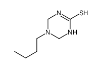5-butyl-1,3,5-triazinane-2-thione Structure
