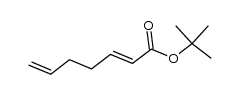 tert-butyl (E)-hepta-2,6-dienoate结构式