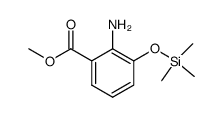 2-Amino-3-(trimethylsiloxy)benzoic acid methyl ester结构式
