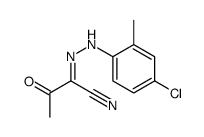N-(4-chloro-2-methylanilino)-2-oxopropanimidoyl cyanide结构式