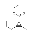 ethyl 2-methyl-3-propylcycloprop-2-ene-1-carboxylate结构式