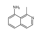 1-Methyl-8-isoquinolinamine结构式