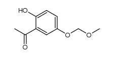 2'-hydroxy-5'-(methoxymethoxy)acetophenone结构式