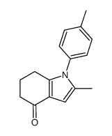 2-methyl-1-(p-tolyl)-6,7-dihydro-1H-indol-4(5H)-one Structure