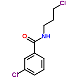 3-Chloro-N-(3-chloropropyl)benzamide Structure