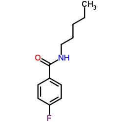 4-Fluoro-N-n-pentylbenzamide结构式