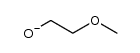 2-methoxy-ethanol, deprotonated form结构式