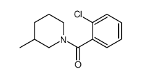 1-(2-chlorobenzoyl)-3-methylpiperidine Structure