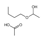 acetic acid,1-butoxyethanol Structure