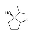 2-Methyl-1-(2-propyl)cyclopentanol结构式