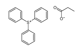 propanoate,triphenylsulfanium Structure