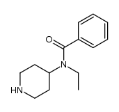 4-(N-ethylbenzoylamino)piperidine Structure