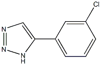 5-(3-chlorophenyl)-1H-1,2,3-triazole Structure