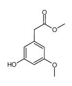 (3-methoxy-5-hydroxy-phenyl)-acetic acid methyl ester Structure