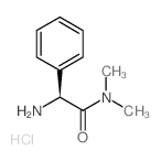 (2S)-2-Amino-N,N-dimethyl-2-phenylacetamide hydrochloride结构式
