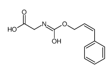 2-(3-phenylprop-2-enoxycarbonylamino)acetic acid结构式