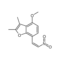 4-methoxy-2,3-dimethyl-7-[(E)-2-nitroethenyl]-1-benzofuran Structure